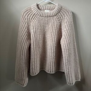 H&M Oversized Chunky Knit Heavyweight Sweater